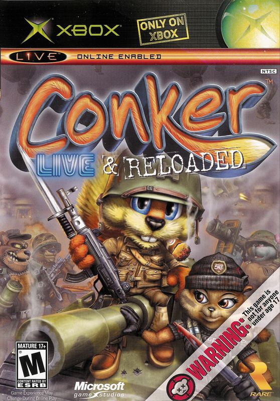 Conker: Live & Reloaded box art for Xbox